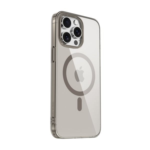Asli Global iPhone 15 Pro Max Crystal MagSafe Case |Gray Asli Global iPhone 15 Pro Max Crystal MagSafe Case |Gray